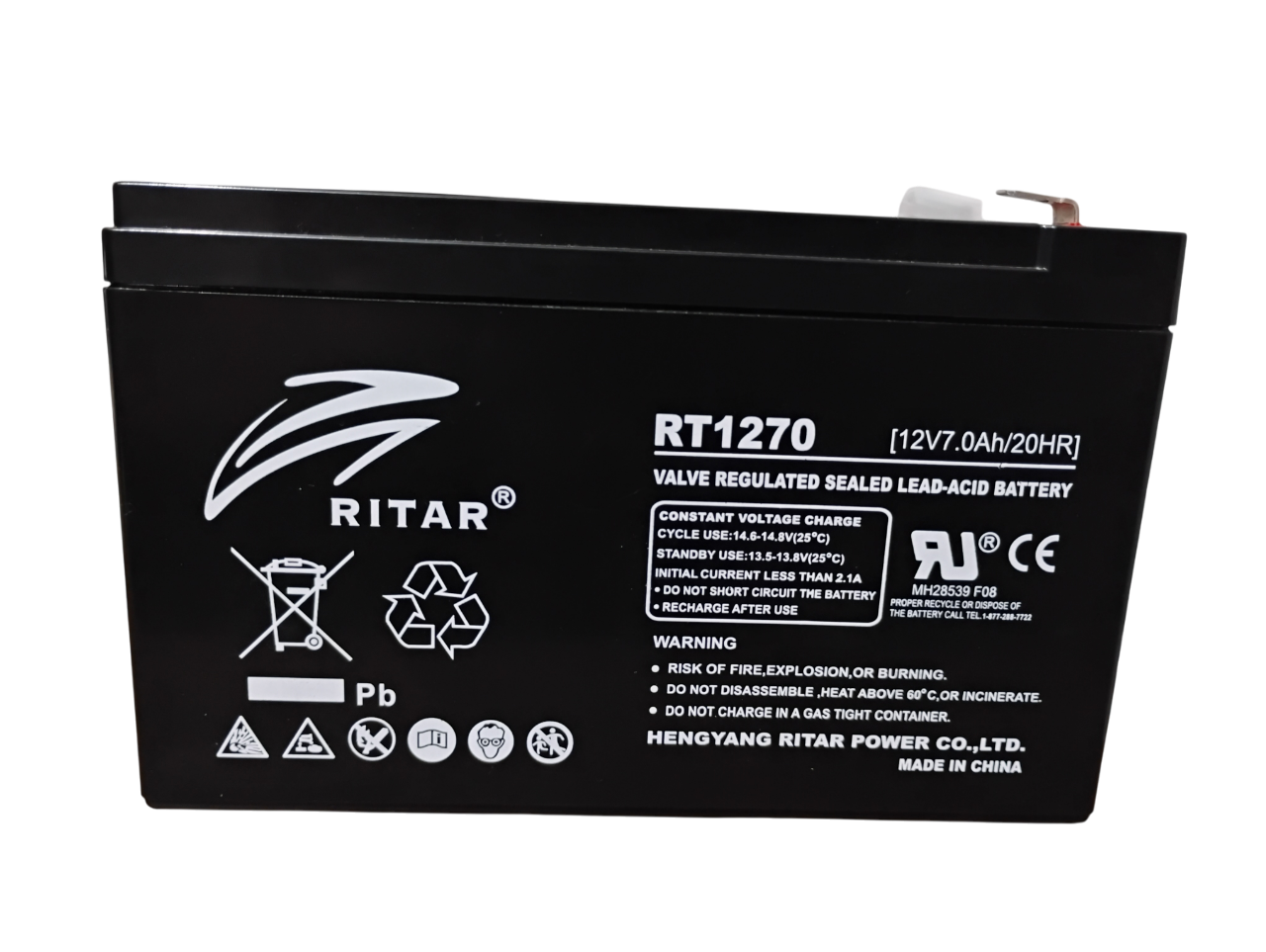 BATERIA RITAR 12V 7AH RT-1270